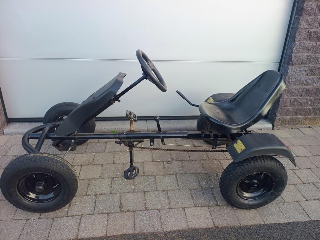 Go-kart met kar, Ophalen