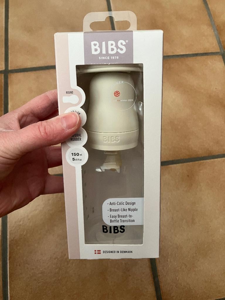 BIBS babyfles ( zuigfles ) 150 ml ( Nieuw ), Ophalen of Verzenden, Nieuw