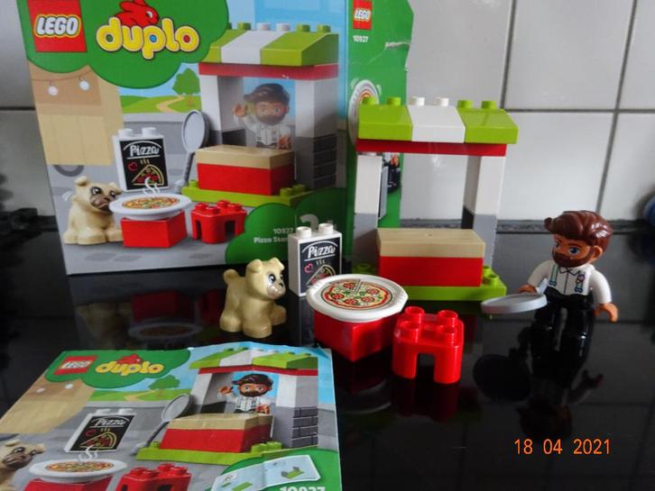 LEGO DUPLO Pizza Kraam - 10927*VOLLEDIG*PRIMA STAAT*, Enfants & Bébés, Jouets | Duplo & Lego, Duplo, Ensemble complet, Enlèvement ou Envoi