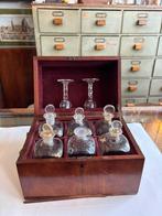 Antieke Tantalus drankkist met karaffen – ca. 1790–1830, Enlèvement ou Envoi