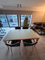 Leolux design tafel en 4 stoelen, Huis en Inrichting, Tafels | Eettafels, Ophalen
