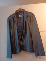 Lederen jas, Kleding | Heren, Jassen | Zomer, Ophalen, Zo goed als nieuw, Maat 52/54 (L), Blauw