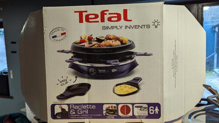 RACLETTE MET GRILL TEFAL, Elektronische apparatuur, Gourmetstellen, Ophalen