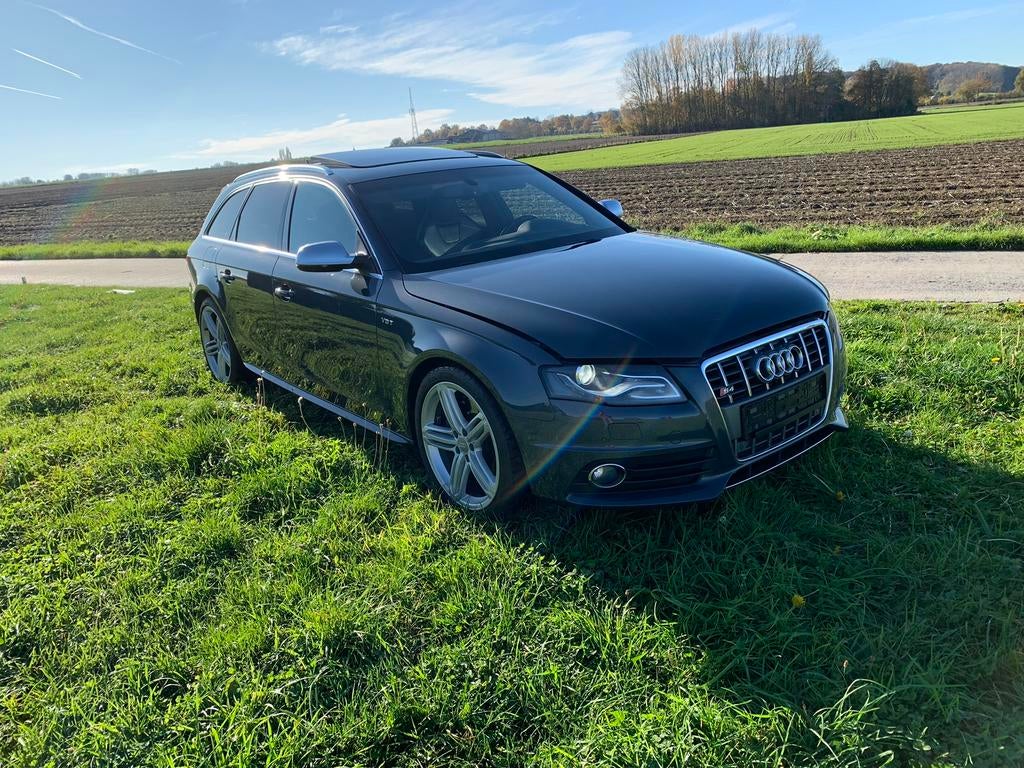 Audi S4, Autos, Audi, Particulier, S4, Essence, Break, 5 portes, Automatique, Argent ou Gris, Noir, Cuir, Enlèvement