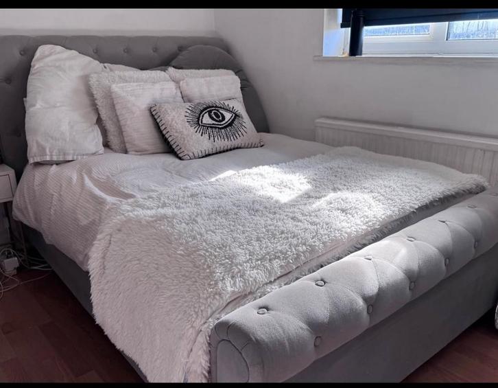 Cadre de lit neuf robuste avec lattes – Design moderne – Dif, Maison & Meubles, Chambre à coucher | Lits boxsprings, Neuf, 200 cm