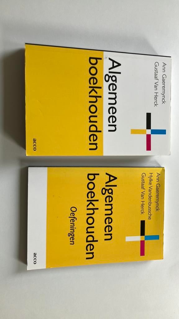 A. Gaeremynck - Algemeen boekhouden +oefeningen, Ophalen of Verzenden, A. Gaeremynck; G. van Herck