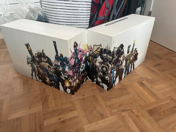 Overwatch Collectors Edition Box PS4 + Soldier 76 Figuur, Games en Spelcomputers, Games | Sony PlayStation 4, Gebruikt, Shooter