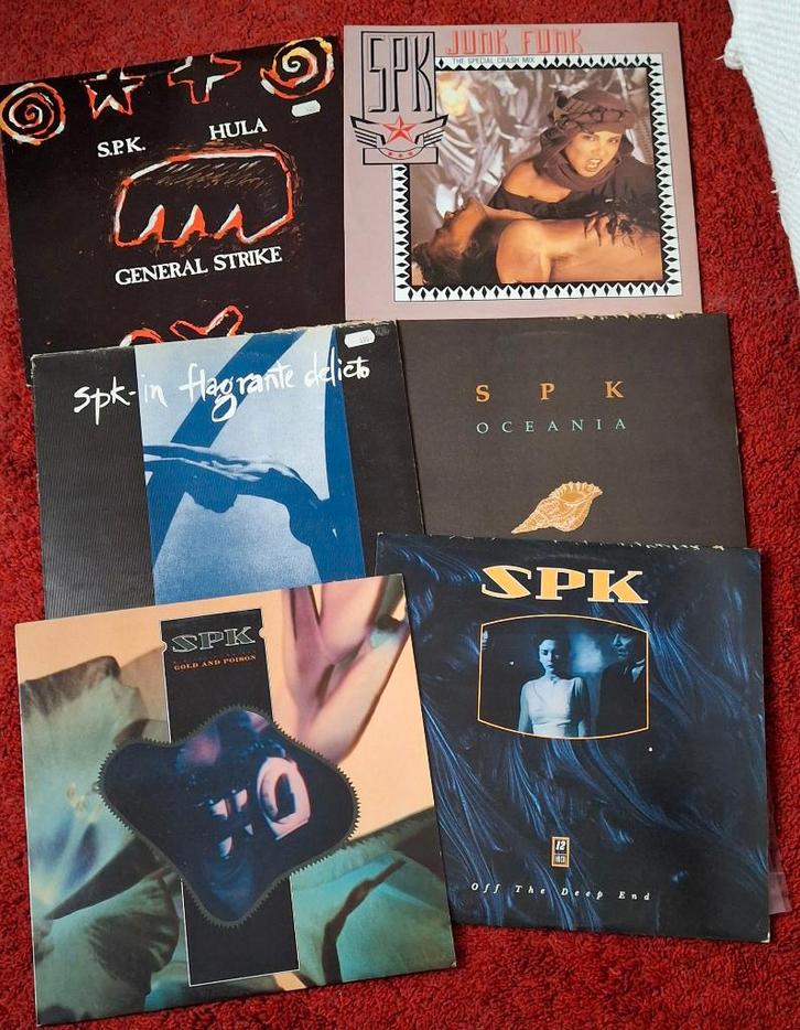 SPK original vinyles LP 33t Maxi singles 12", CD & DVD, Vinyles | Autres Vinyles, Utilisé, Enlèvement ou Envoi