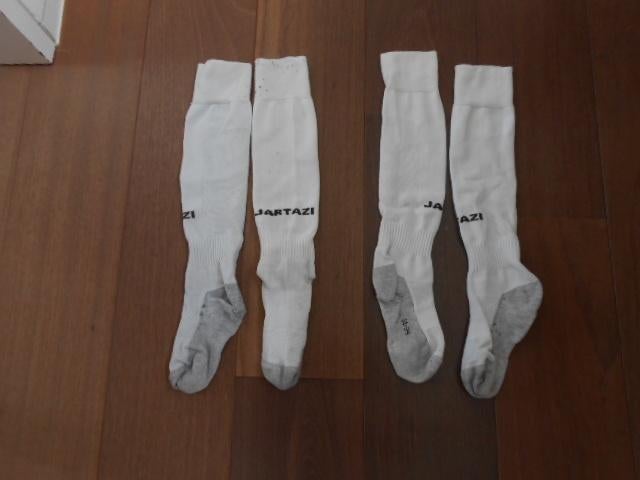 2 x voetbalkousen 31 - 34 Jartazi samen 1 euro, Gebruikt, Jongen of Meisje, Ophalen of Verzenden, Jartazi