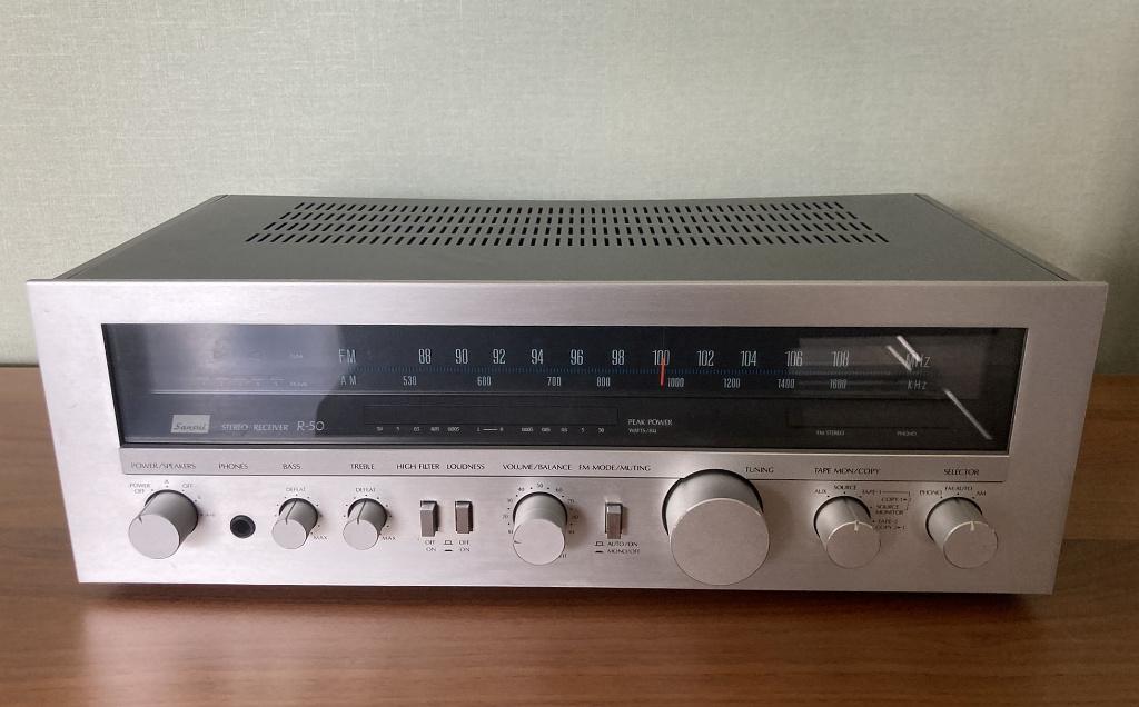 Vintage Sansui R-50 Stereo receiver, Enlèvement ou Envoi, Comme neuf, Stéréo, Moins de 60 watts