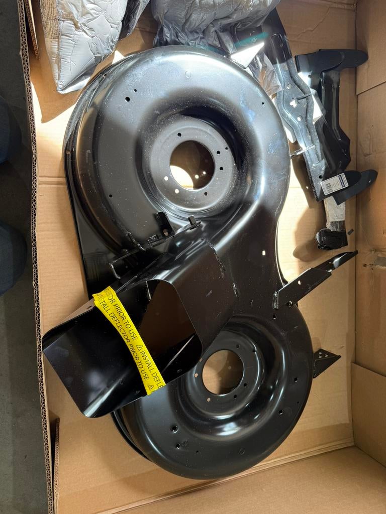 Maaibalk dubbel nieuw, Ophalen