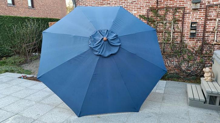 Parasol met dikke paal, Tuin en Terras, Parasols, Gebruikt, Ophalen