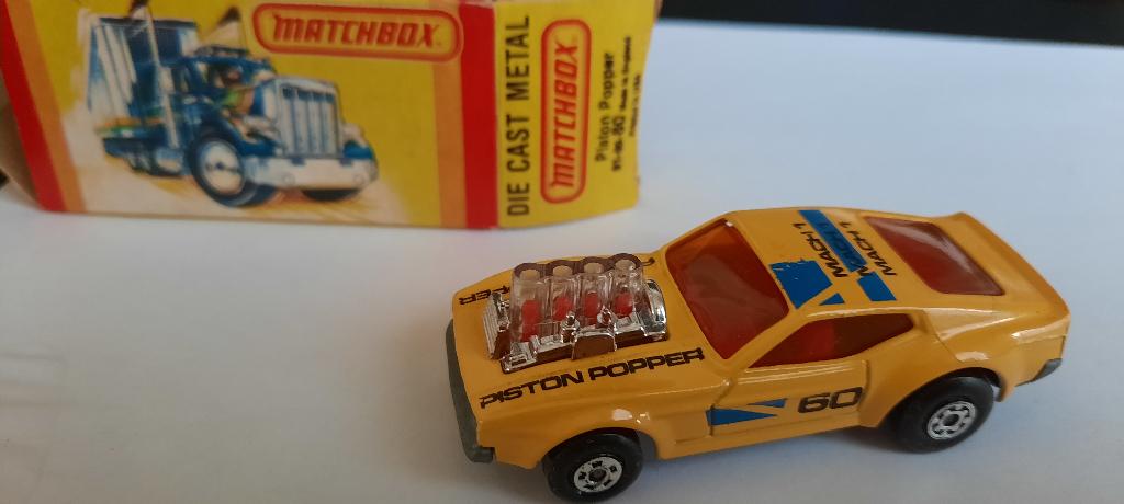 Boîte Matchbox 10b Piston Popper M Box (États-Unis), Enlèvement ou Envoi, Comme neuf, Voiture