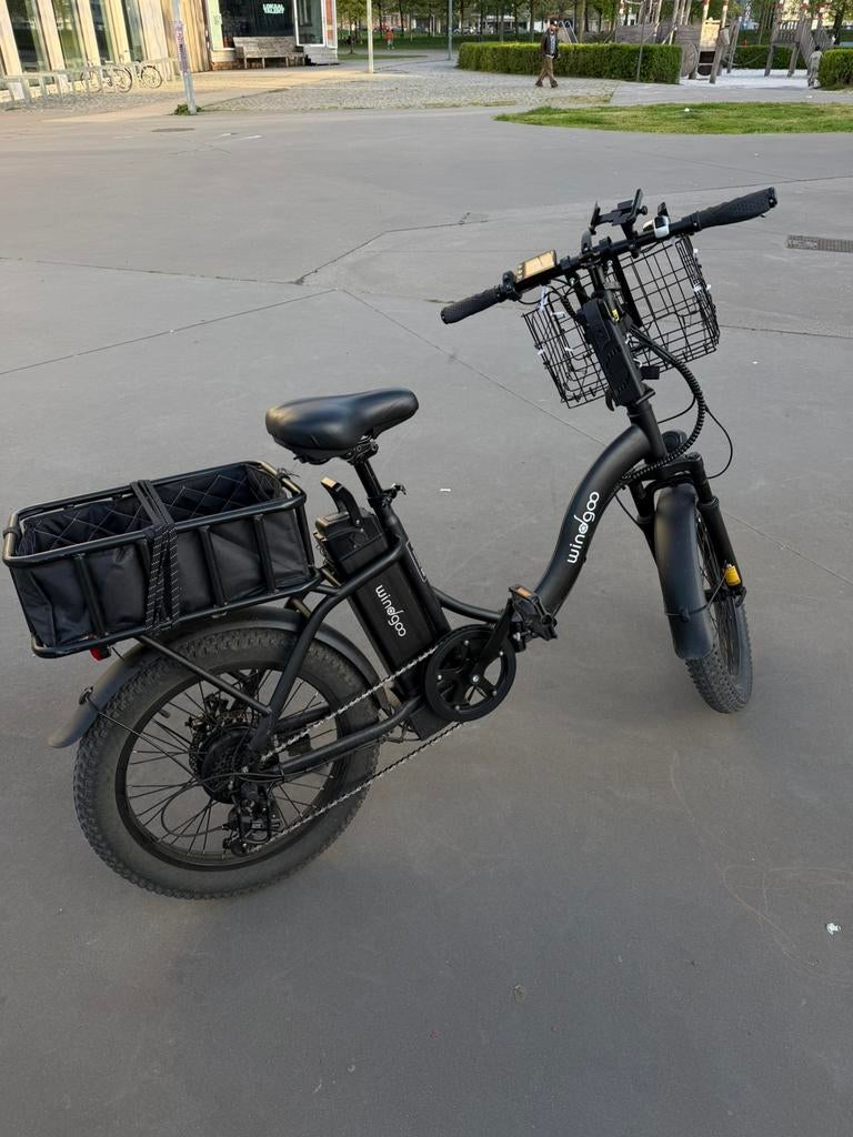 Elektrische fatbike WinGOO krachtige cargofiets topstaat, Fietsen en Brommers, Elektrische fietsen, Zo goed als nieuw, Ophalen