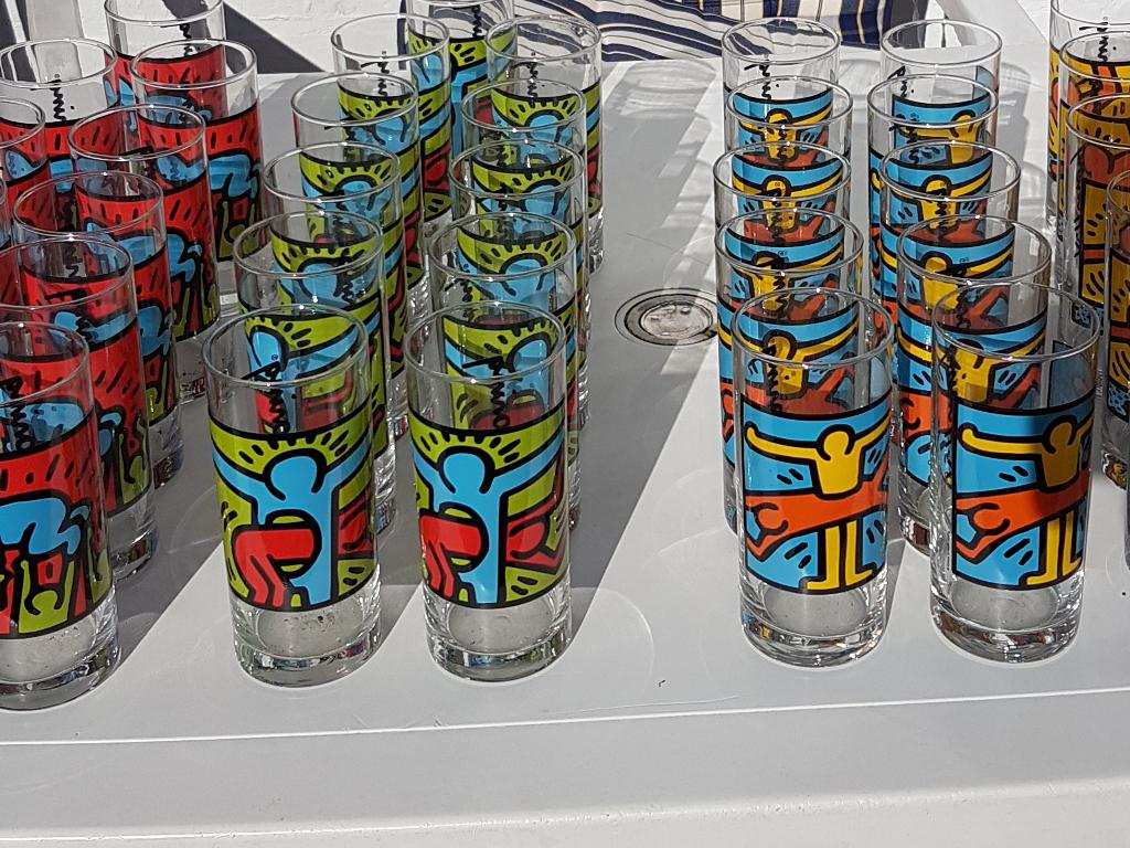Keith Haring lot de 42 verres neufs, Collections, Enlèvement, Neuf