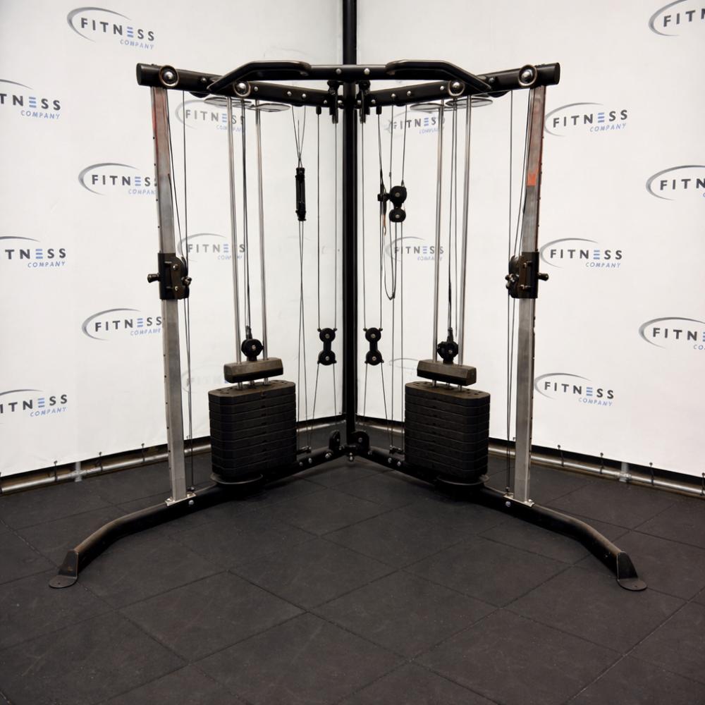 Dual Adjustable Pulley, Sport en Fitness, Fitnessmaterialen, Gebruikt, Overige typen, Armen, Benen, Borst, Buik, Rug, Ophalen of Verzenden