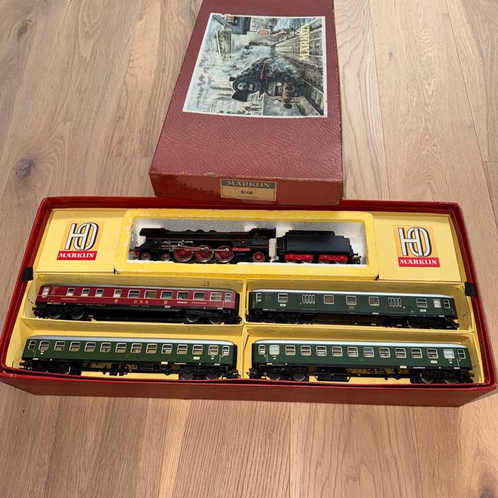 Kit de train analogique Marklin 3148 (Vintage), Hobby & Loisirs créatifs, Trains miniatures | Échelles Autre, Comme neuf, Wagon