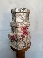 Set van drie zeshoekige vintage opbergdozen, Ophalen