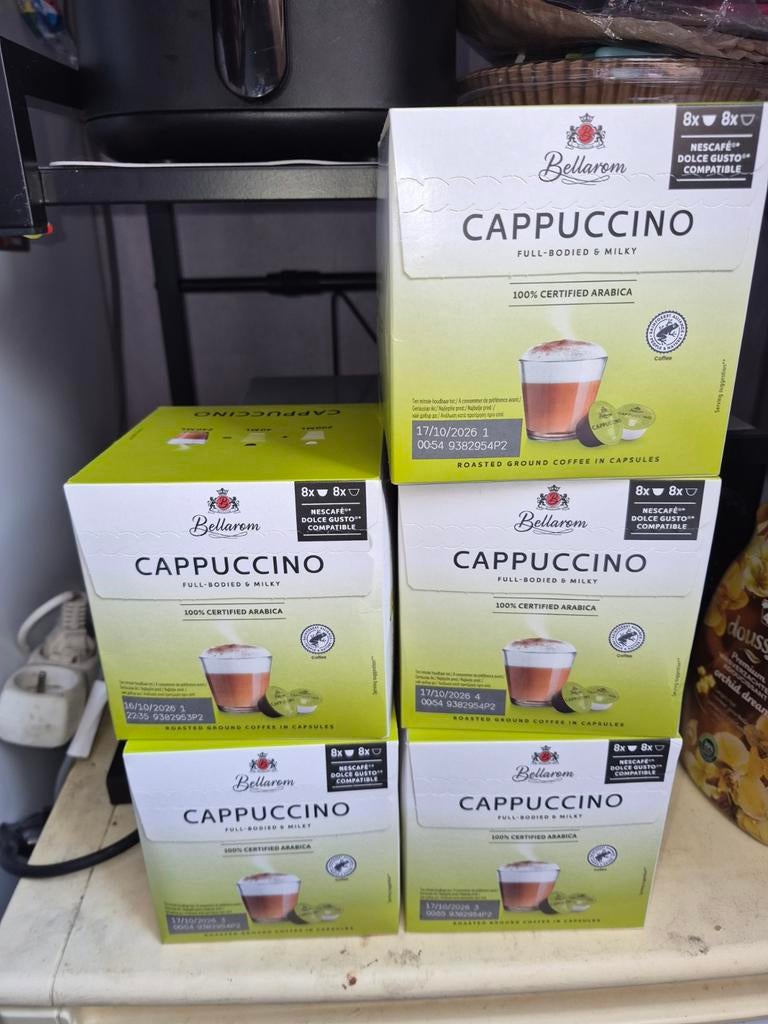 Koffie caps, Ophalen