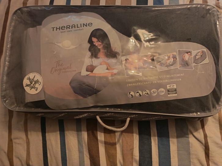 Coussin d'allaitement Theraline the Original Bamboo Collecti, Enfants & Bébés, Aliments pour bébé & Accessoires, Comme neuf, Coussin d'allaitement