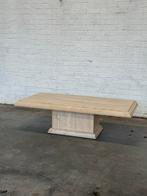 Table basse en travertin – style italien vintage, Antiquités & Art, Enlèvement