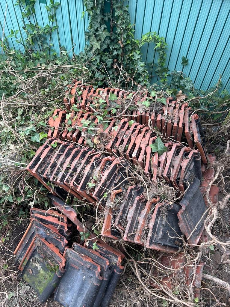 Lot de 150 tuiles Pottelberg à donner, Bricolage & Construction, Enlèvement, Tuiles