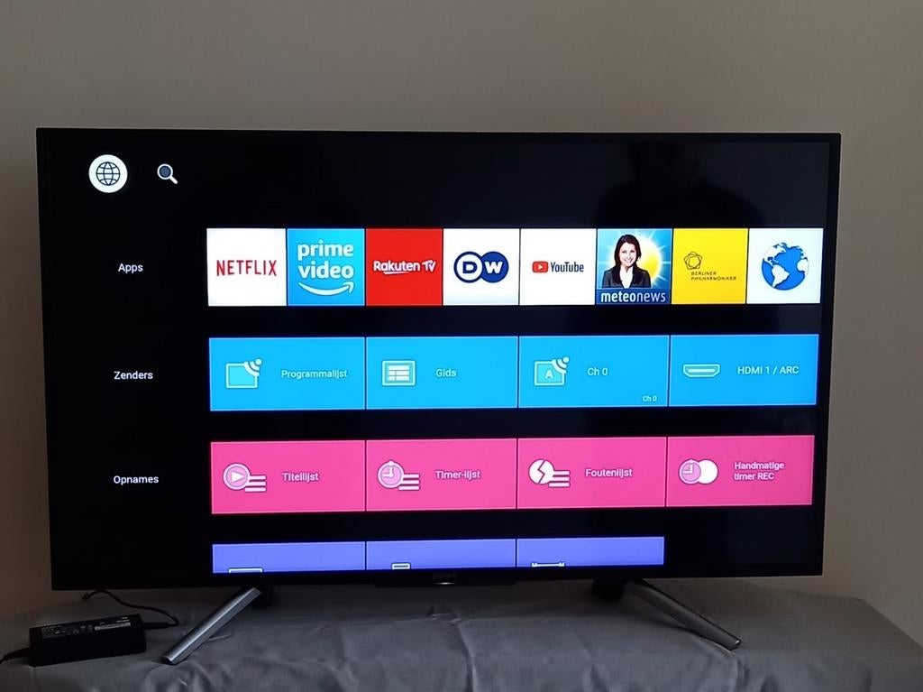 Sony KDL -43WF660 smart televisie., TV, Hi-fi & Vidéo, Télévisions, 50 Hz, LCD, Comme neuf, Enlèvement