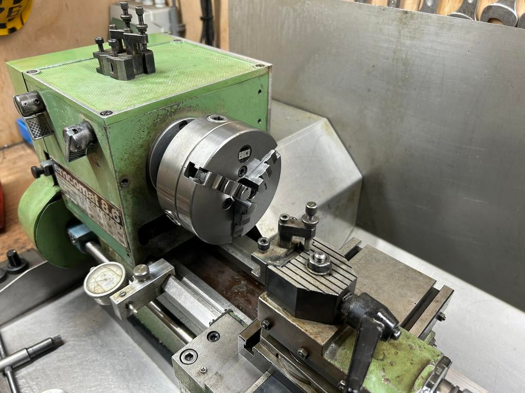 Tour à fréquence contrôlée Emco Emcomat 8.6 220 V, Enlèvement ou Envoi, Comme neuf