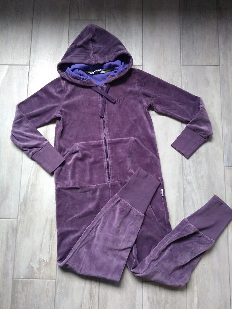 ✿ M140 - Woody winteronesie velours, Kinderen en Baby's, Kinderkleding | Maat 140, Gebruikt, Meisje, Nacht- of Onderkleding, Ophalen of Verzenden