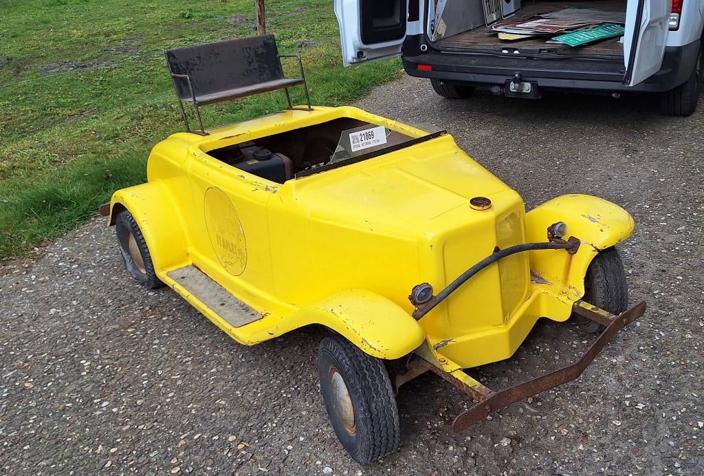 Replica Ford Hot Rod-styl go-kart, shriner karts, 80'r jaren, Entreprise, Essence, Achat