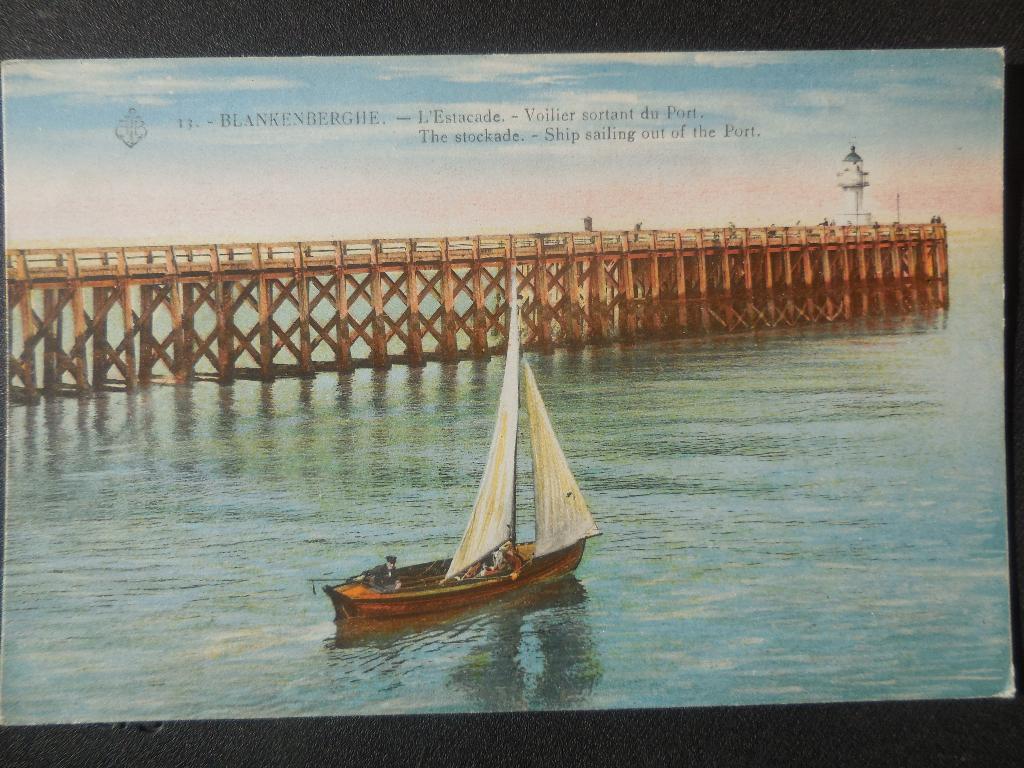 Postkaart Blankenberge L' Estacade, Verzenden, Ongelopen, West-Vlaanderen