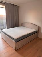 IKEA bed met matras als nieuwe!, Ophalen, Zo goed als nieuw, Beige