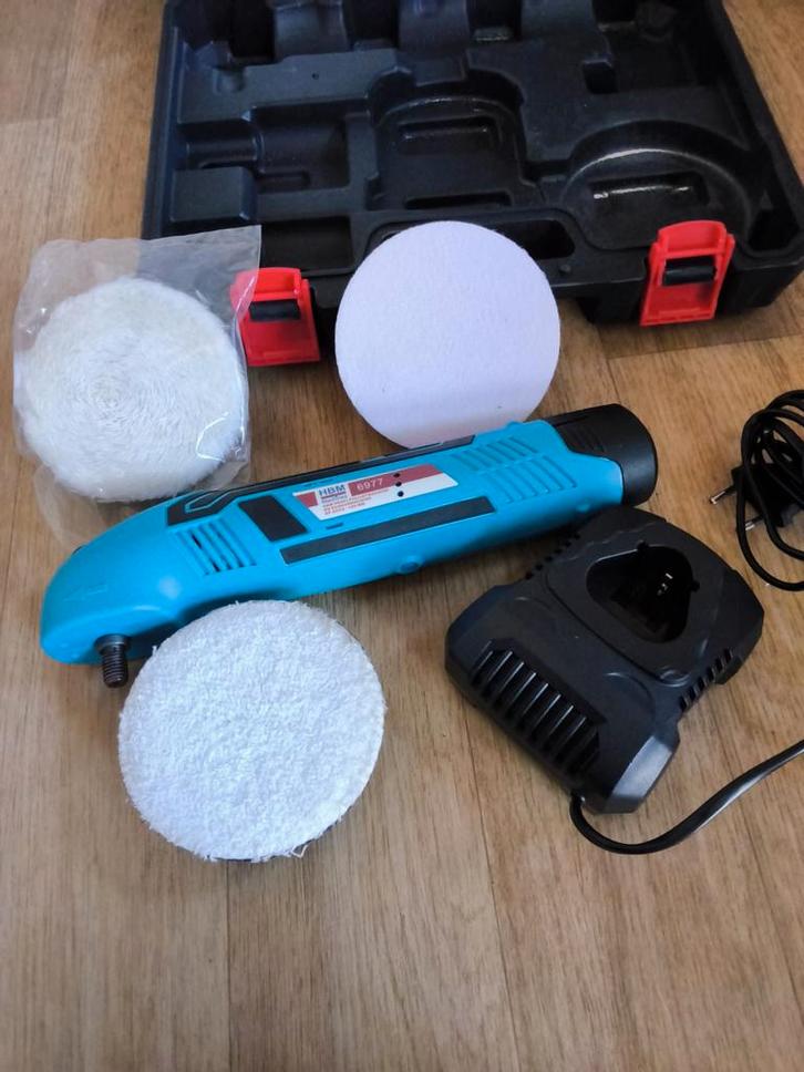 Auto polijstmachine met accu  ! NIEUWSTAAT, Autos : Divers, Produits d'entretien, Enlèvement