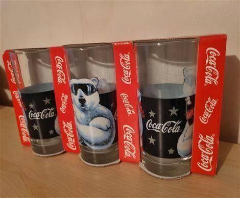 Coca-Cola Polar Bears glazen, Ophalen of Verzenden, Nieuw