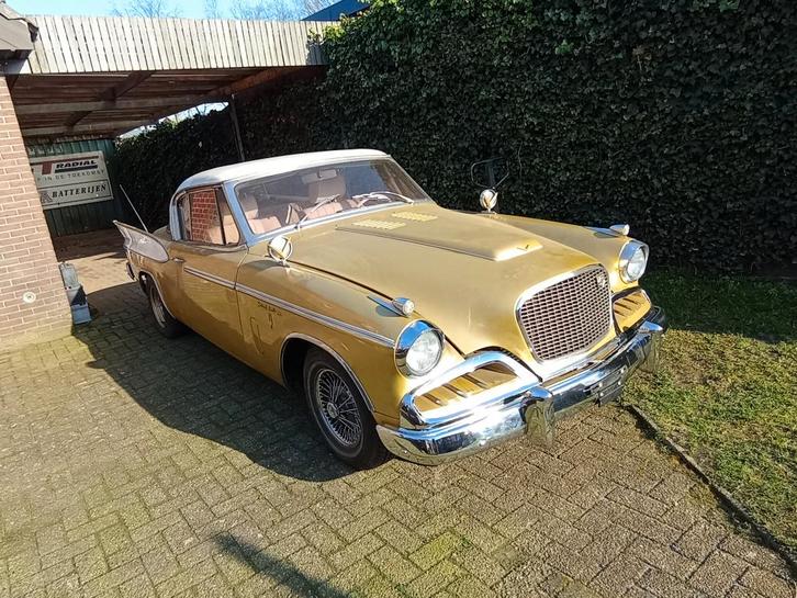 STUDEBAKER GOLDEN HAWK 57 ZELDZAAM, Auto's, Oldtimers, Particulier, Overige merken, Benzine, Coupé, 2 deurs, Automaat, Overige kleuren