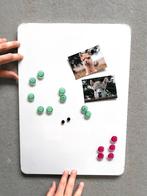 Aimant et tableau d'écriture blanc 50 x 70 cm, Enlèvement, Comme neuf