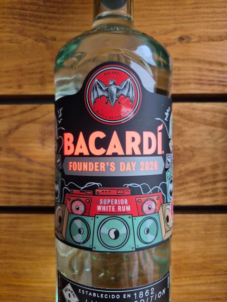 Bacardi founder's day editie 2026, Ophalen of Verzenden