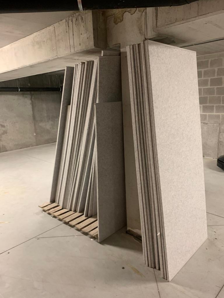 Cloison de séparation acoustique 60 pièces, Enlèvement, Utilisé
