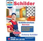 Schilder Antwerpen - Schilderwerken 0486841883, Garantie, Behangen