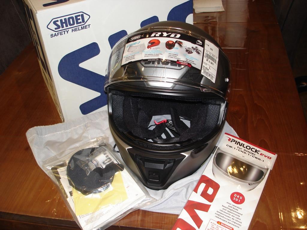 Shoei RYD L Helm voor Motorrijders D GREY (NIEUW), Motoren, Ophalen, Dames, Nieuw zonder kaartje, Integraalhelm