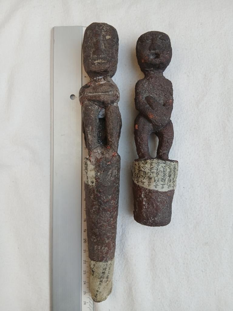 Antiek : Kruidenstampers/ Waarzeggerij-stokjes, Antiek en Kunst, Curiosa en Brocante, Ophalen of Verzenden