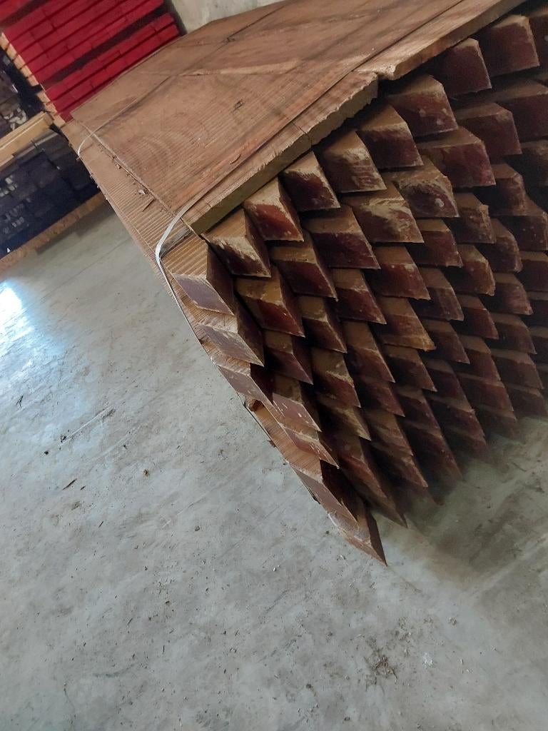 azobe 70x70x2,75m prijs 18 euro per stuk, Ophalen, Nieuw, Palen, Hardhout