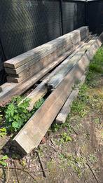 Gratis af te halen houten balken, Tuin en Terras, Ophalen, Gebruikt, Hout