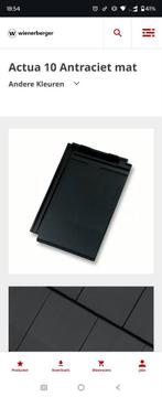 Koramic Actua 10 antraciet mat dakpannen, Doe-het-zelf en Bouw, Ophalen, Steen of Klei, Zwart, Nieuw