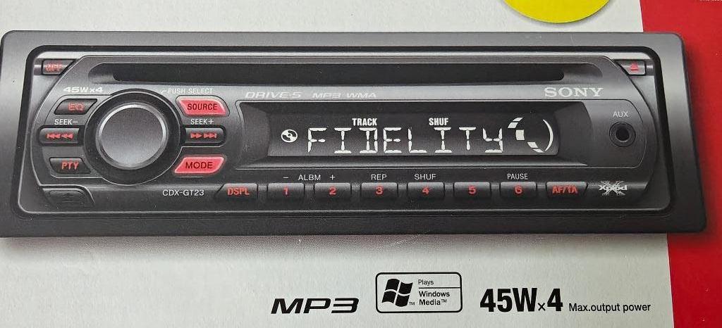 autoradio CD-speler, Auto diversen, Autoradio's, Ophalen of Verzenden, Zo goed als nieuw