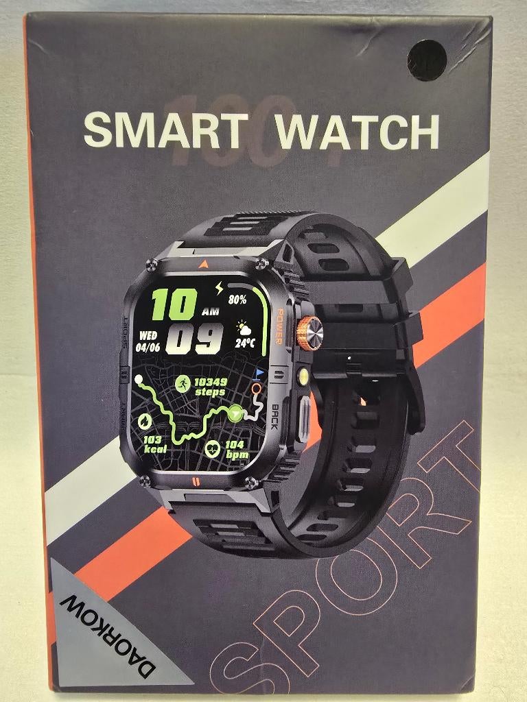 Montre connectée pour le suivi sportif, Bijoux, Sacs & Beauté, Enlèvement ou Envoi, Neuf, Noir