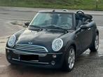 Mini cooper cabrio ac leder parkeersensoren verwarmde zetels, Auto's, Mini, Voorwielaandrijving, 4 zetels, Zwart, Cabriolet