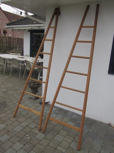 Oude franse fruitladder - plukladder - perfecte staat !, Ophalen
