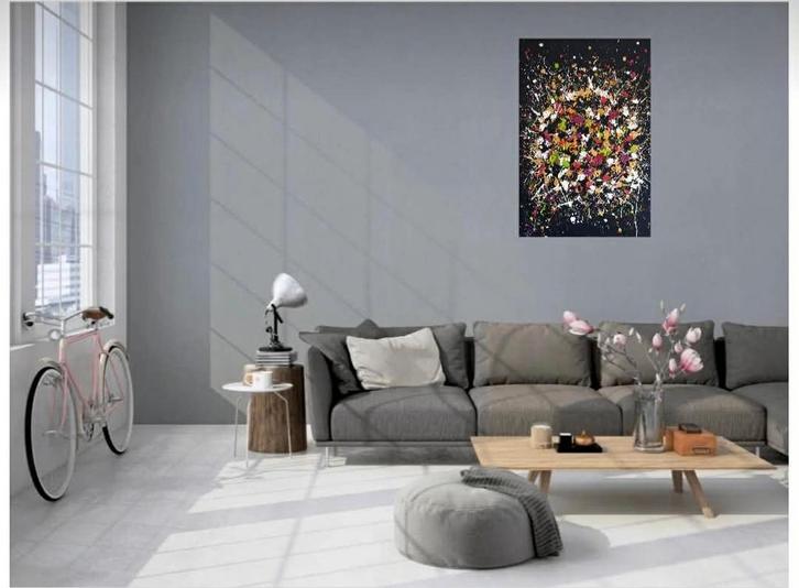 Wonderful life, Antiek en Kunst, Kunst | Schilderijen | Abstract, Ophalen