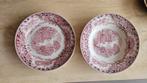2 assiettes Peter Regout rose Castillo Maastricht, Enlèvement